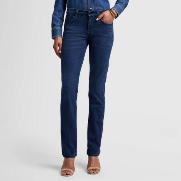 7 For All Mankind Kimmie Straight Jeans - Picture 1 of 6